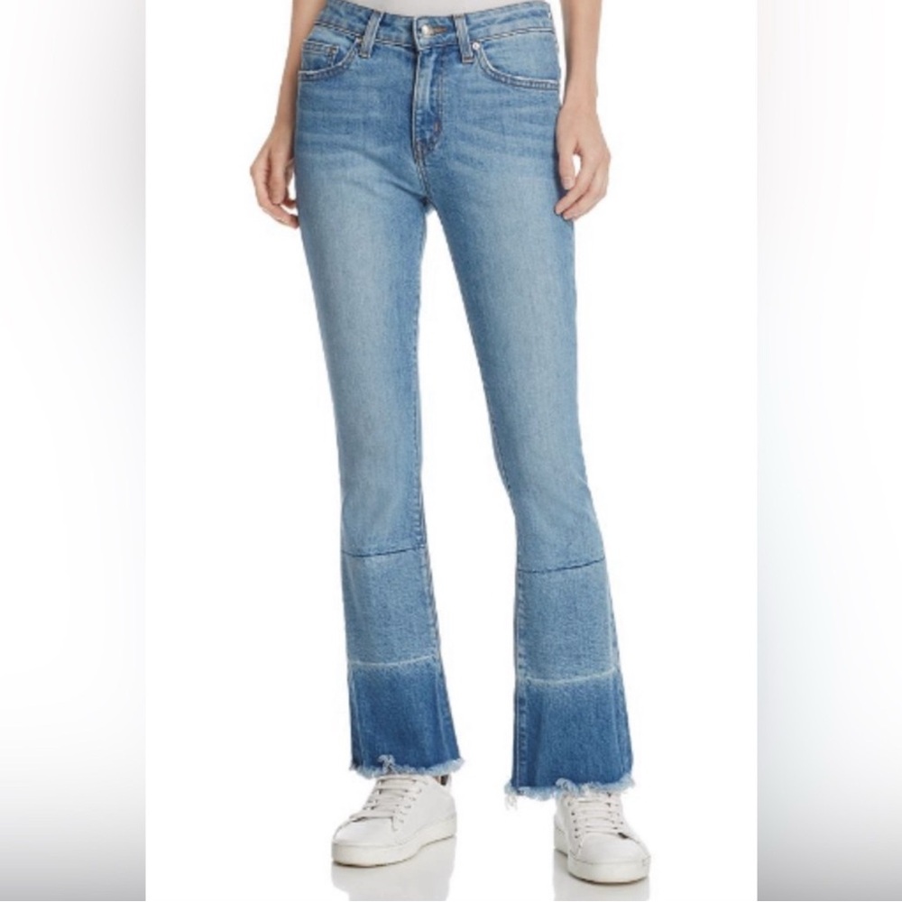 Derek Lam 10 Crosby Denim Jeans Jane Mid Rise Flip Flop Flare size 26